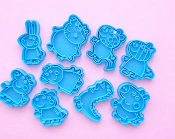 Peppa Pig Cookie cutters/Play Doh cutters