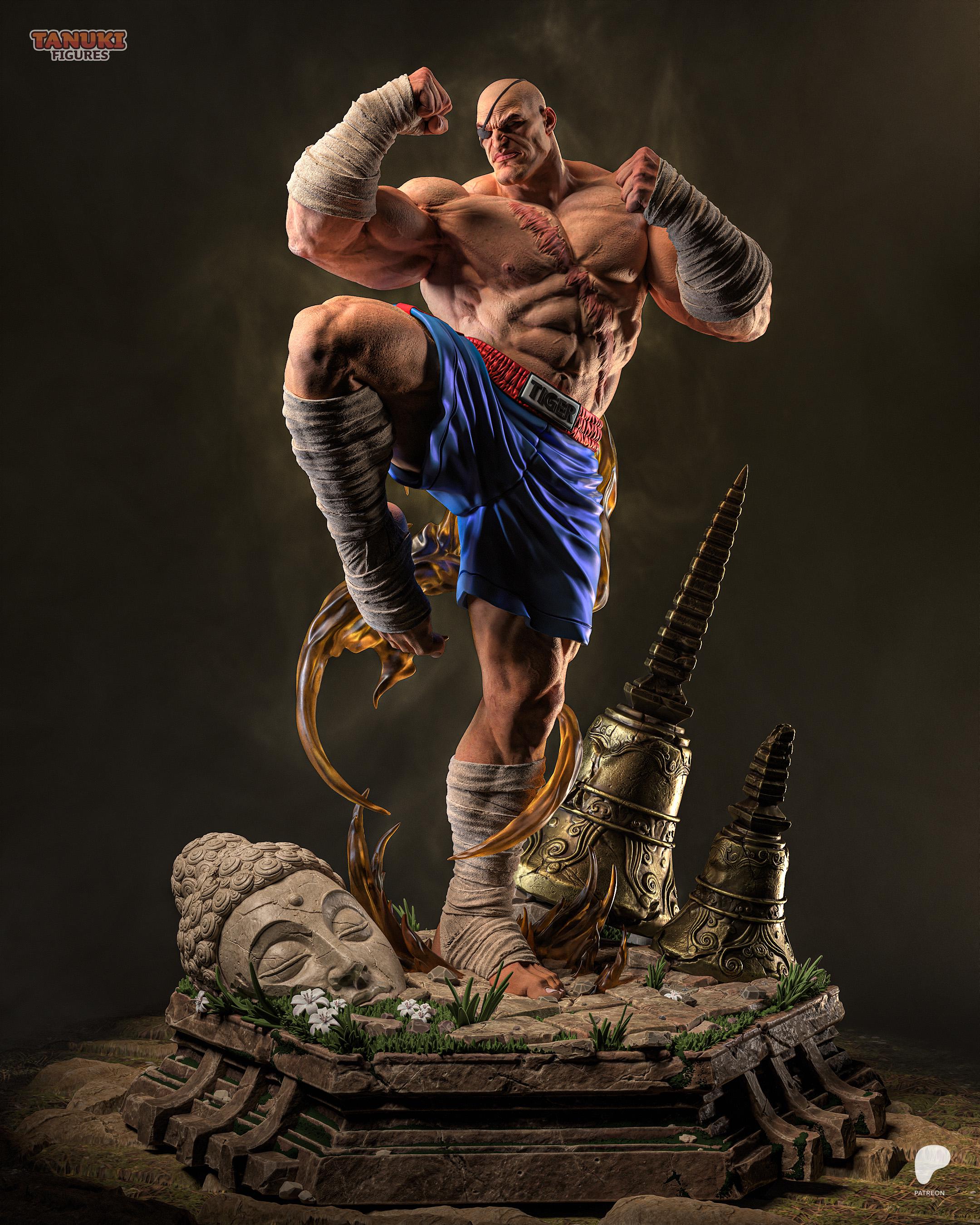 Muay Thai Figure - Etsy