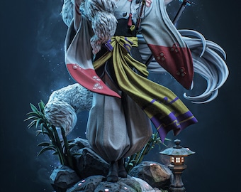Sesshomaru - Garage Kit – 1/6 Scale Resin Model Kit – Unpainted & Unassembled Anime Figure - Inuyasha Fan Art