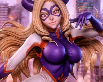 Mt Lady - Garage Kit – 1/6 Scale Resin Model Kit – Unpainted & Unassembled Anime Figure - My Hero Academia Fan Art