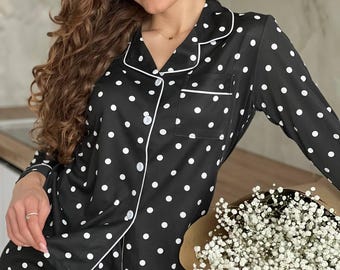 Women’s Cozy Pajama Set, Soft Shirt and Pants Sleepwear, Comfortable Homewear Outfit, Relaxed Everyday Loungewear, Made in Ukraine