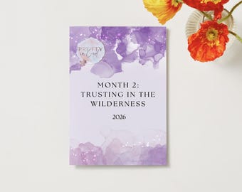 Trusting in the Wilderness Bible Reading Plan - Christian Devotional (PDF)