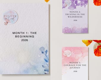 3-Month Bible Study Bundle – Christian Devotional, Scripture Reading (PDF)