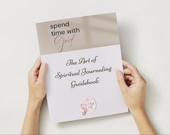 The Art of Spiritual Journaling | 4-Week Christian Devotional Workbook | Printable Faith Journal PDF