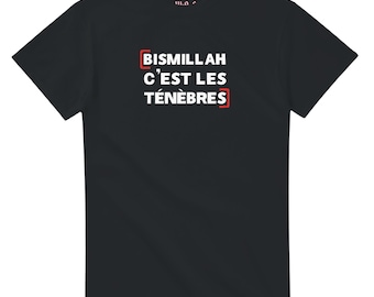 Bismillah, es oscuridad - camiseta antifascista - la policía en Snapchat