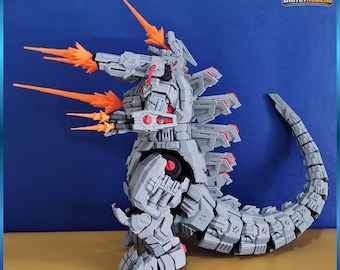 3D-geprinte Mecha Godzilla-figuur van 41 cm – gelede scifi-collectie