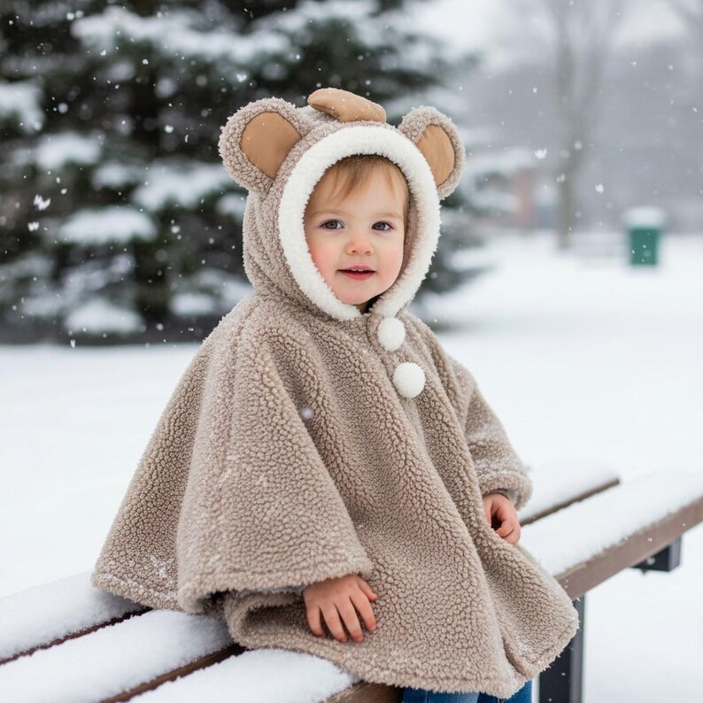 Baby Winter Fleece Cloak