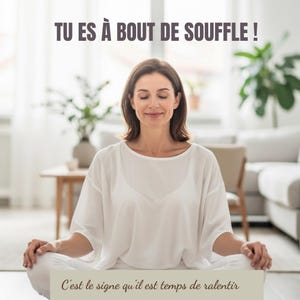 Je me reconnecte à moi – Programme guidé 6 semaines pour femmes épuisées | Journal anti-stress PDF A4 & A5
