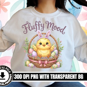 Easter Chich Png,  Spring Png, Patch Work Png, Brushstroke Png, Sublimation Design,Easter Shirt, Spring Clipart,Cute Easter Png,Coquette Png