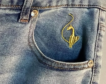 Vintage Baby Phat Jeans Size 7 Light Wash Denim Gold Logo Embroidered Y2K