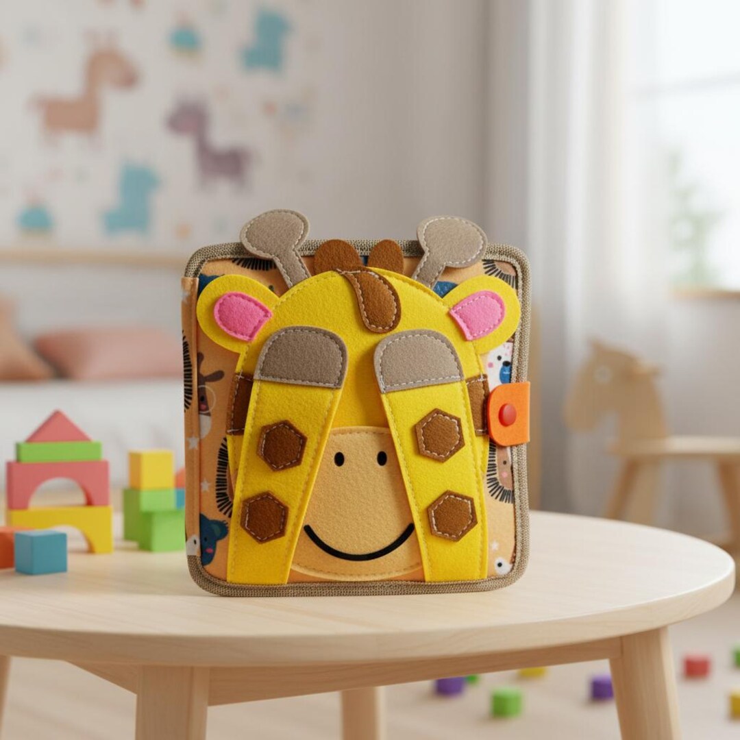 Livre Calme Montessori – Ferme, Animaux, Numérique – Jouet éducatif Interactif Dès 2 Ans – Voyage, Motricité Fine