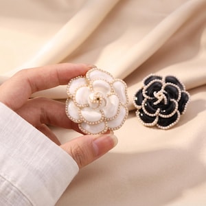 Chanel Brooch Pearl - Etsy