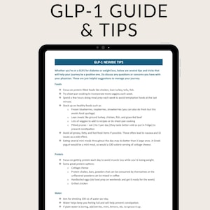 Glp1 Guide - Etsy Glp1 Guide - Etsy
