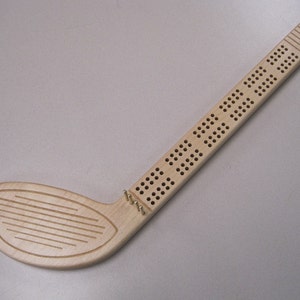Golf Club Cribbage Board