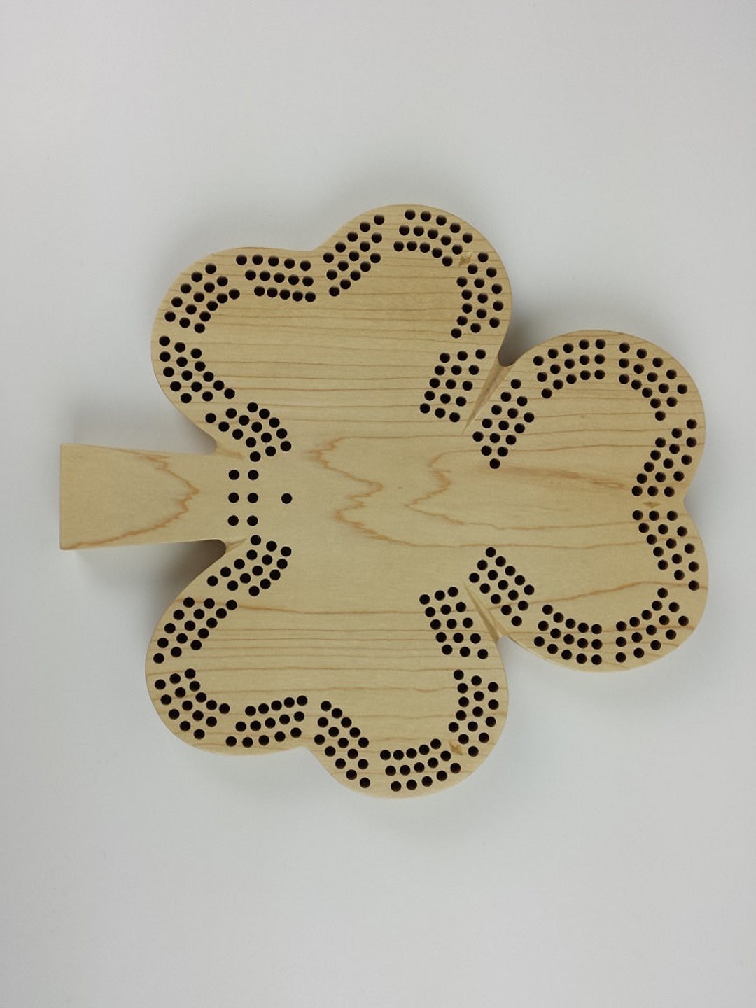 Irish Shamrock  Track Cribbage Board - Etsy