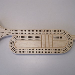 3 Track Trumpet Cribbage Board