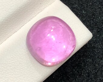 Cabochon en pain de sucre de 13,10 ct de kunzite rose naturelle | Pierre gemme de kunzite en vrac | Fabrication de bijoux en pierre