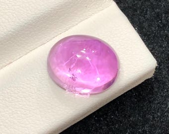 Cabochon de pain de sucre de 10,55 ct de kunzite rose naturelle | Pierre gemme de kunzite en vrac | Fabrication de bijoux en pierre
