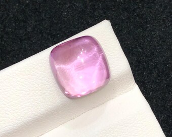 Cabochon en pain de sucre de 10,00 ct de kunzite rose naturelle | Pierre gemme de kunzite en vrac | Fabrication de bijoux en pierre