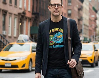 Raspberry Pi T-Shirt | Get Blown Away Funny Computer Engineering Gift | Coder & Maker Humor Tee | Linux Python Developer Shirt Stem Teacher