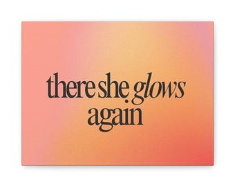 Allí brilla de nuevo el lienzo