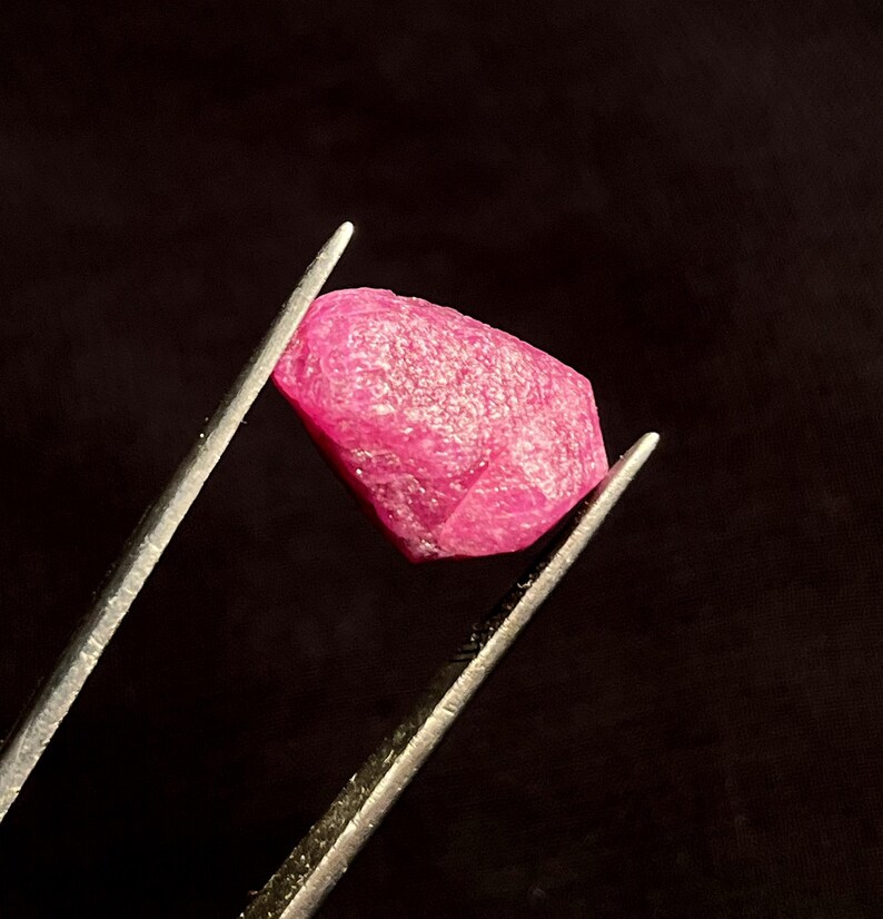Natural Ruby Rough,Untreated Ruby Raw Mineral,Great Quality Cluster Ruby Rough,Huge Size Loose Ruby Raw Gemstone, (20X15mm 23 Carats) image 7