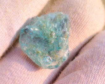 Precious Aquamarine Rough,Natural Blue Aquamarine Raw,Exlusive AAA Quality Aquamarine Crystal,Loose Aquamarine Rough Gemstone,19x18mm 8 Cts