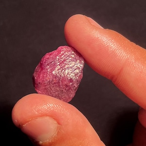 Raw Ruby Gemstone,Red Cluster Ruby Rough,Healing Ruby Rough, Great Loose Ruby Raw, Natural Ruby Rough, Big Size Ruby Raw, 20X16mm 42 Carats image 3