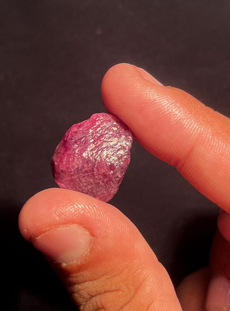 Raw Ruby Gemstone,Red Cluster Ruby Rough,Healing Ruby Rough, Great Loose Ruby Raw, Natural Ruby Rough, Big Size Ruby Raw, 20X16mm 42 Carats image 3