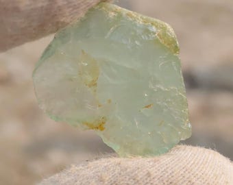 Acquamarina grezza di grandi dimensioni, acquamarina naturale africana, acquamarina grezza curativa, pietra preziosa grezza di acquamarina di qualità AAA, 24 x 29 mm, 16 carati