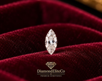 VVS1 Certified White Diamond 0.50 Carat | Marquise Cut 4x8mm | AAA Quality | Luxury Loose Diamond | Diamond For Ring & Jewelry