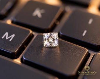 Diamant certifié de plus de 5 carats, pureté VVS1 | Pierre précieuse facettée AAA | Diamant central exceptionnel pour la joaillerie et les créations sur mesure