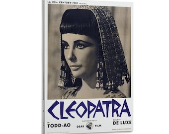 クレオパトラ役のエリザベス・テイラーのクローズアップの美写真 1962