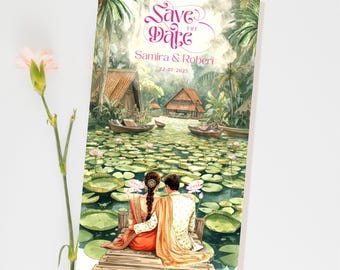 Destination Wedding Save The Date Invitation