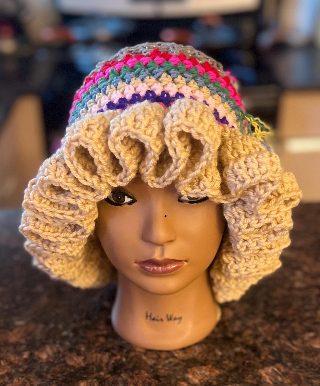 Handmade Crochet Ruffle Hat - Etsy