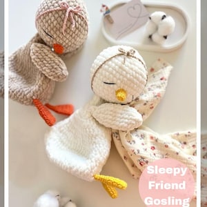Haakpatroon babygans slaperig – Amigurumi Lovey veiligheidsdeken pdf
