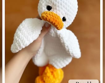 Crochet Duck Pattern PDF | Sleepy Amigurumi Toy (Digital Download)