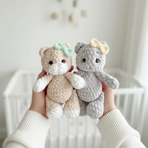 Virkmönster för amigurumi-katt | Plyschkatt (PDF-nedladdning)