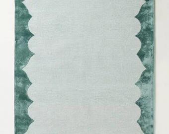 Vanya Handmade Tufted Wool Area Rug for Bedroom Livingroom Office Kitchen Nursery Entryway Modern Rug Anthropologie Handmade Rugs and Carpet