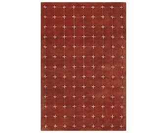 Livabliss by Brook Geometric Area Rug_Anthropologie Moderne handgemaakte tapijten voor woon- en slaapkamer
