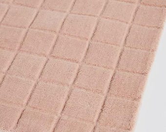 Anthropologie contour roze handgemaakte getufte wollen vloerkleed voor slaapkamer woonkamer kantoor keuken kinderkamer hal moderne tapijten,
