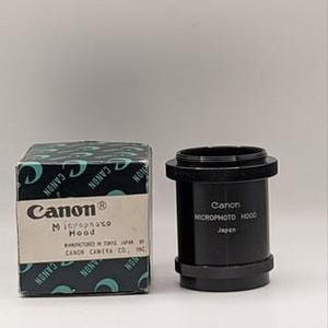 Canon Microphoto Hood – Microscope Camera Adapter – Pre-1969 Canon Camera Co. – Original Box – Made in Japan