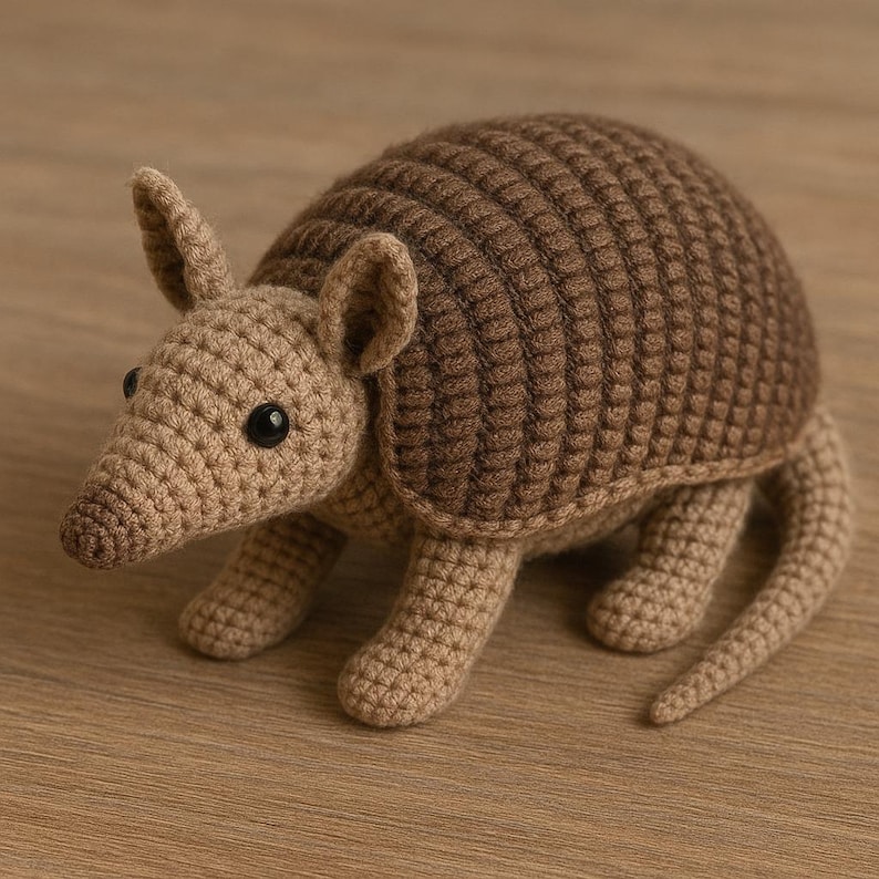 Crochet Armadillo Pattern PDF Digital Download for a Cute Amigurumi ...