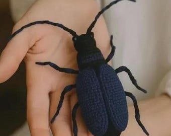Beetle Crochet PDF Pattern – Cute Bug Amigurumi with Detailed Instructions, Fun Handmade Toy for Kids, Instant Digital Download
