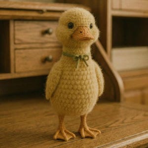 Realistic Duck Amigurumi Crochet Pattern PDF – Cute Baby Duck Toy – Soft Plush Duckling Pattern – Beginner Friendly DIY Stuffed Animal
