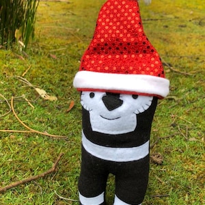 Christmas Tasmanian Devil Softie Handmade