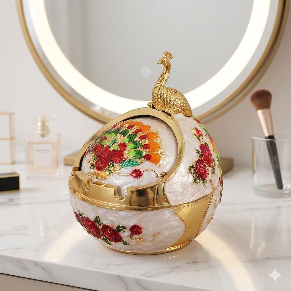gold dressing table accessories Gold Makeup Vanity Table, Luxury Makeup Vanity Desk with Oval Mirror, 3-Drawer Dressing Table, Elegant Console Table N844P292481HL-G