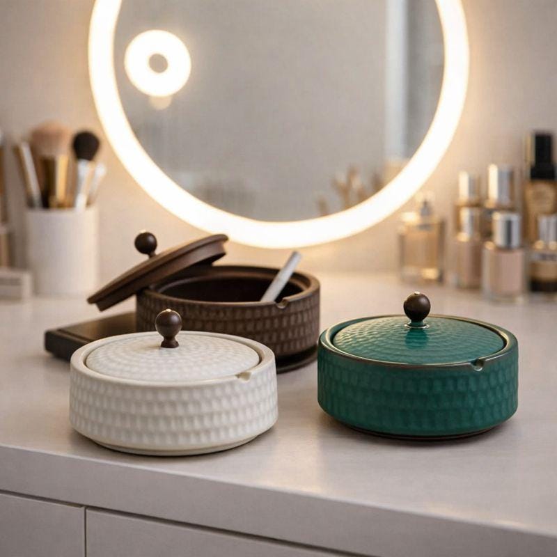 YWXG posacenere Creativo Soggiorno Accessori per la casa Resina Stile Cinese personalità Forma Drago Posacenere Decorativo