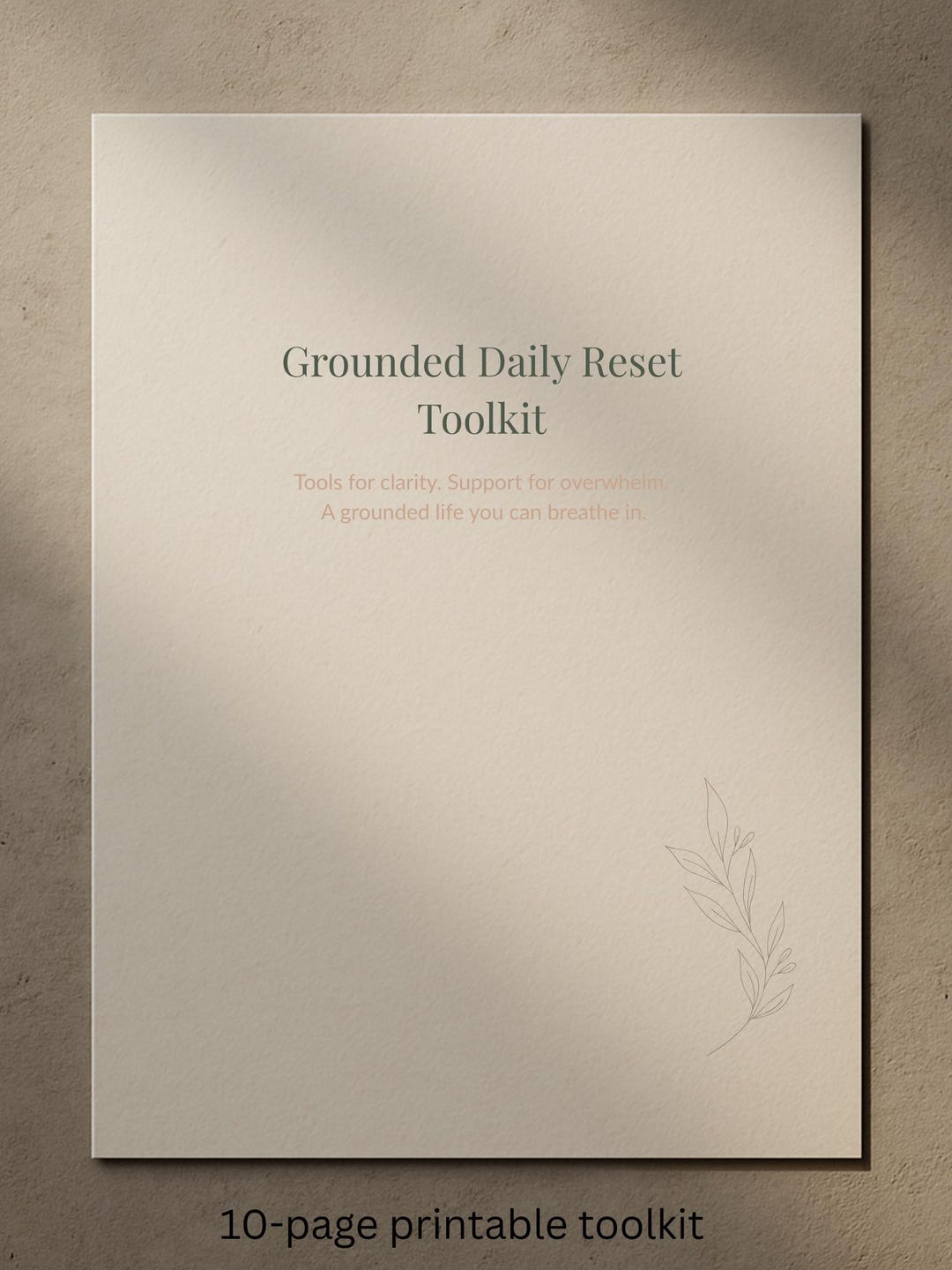 Grounding Toolkit Printable | Neurodivergent Support | Anxiety Relief ...
