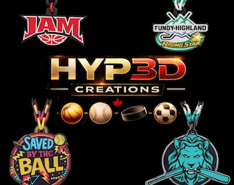 Custom Team Logo Hype Chain • 3D Printed • Personalized Sports Chain •